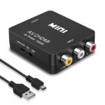 Mini Composite AV RCA to HDMI Video Converter Adapter Full HD 720/1080p UP Scaler AV2HDMI for HDTV Standard TV Converter