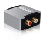 Digital to Analog Audio Converter DAC Digital SPDIF Optical to Analog L/R RCA Converter Toslink Optical to 3.5mm Jack Adapter for PS3 HD DVD PS4 Amp (Digital to Analog)