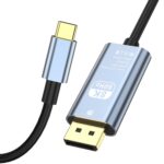 Type C to DisplayPort Cable 8K@60Hz (USB-C to DisplayPort/USB C to DP Cable) Supporting 4K 60Hz Black 6 Feet - Thunderbolt 3 Port Compatible for Mac-Book Pro, Dell XPS 13/15 and More