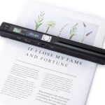 Portable Scanner iSCAN 900 DPI A4 Document Scanner Handheld for Business, Photo, Picture, Receipts, Books, JPG/PDF Format Selection, Support Micro SD (Not Included)