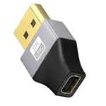 8K UHD DP Male to Mini DisplayPort Female Adapter, High-Speed DisplayPort Converter for PC, Laptop, Monitor & TV (60Hz Support)